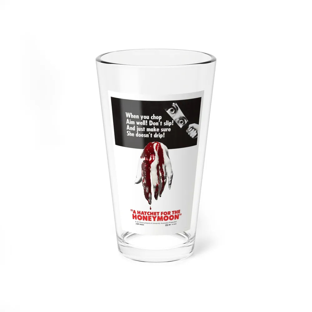 HATCHET FOR THE HONEYMOON 1970 Movie Poster - Pint Glass 16oz-16oz-Go Mug Yourself