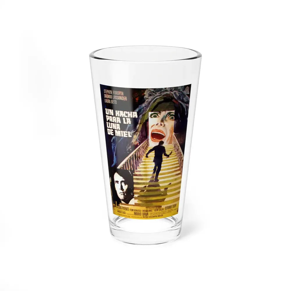 HATCHET FOR THE HONEYMOON (SPANISH) 1970 Movie Poster - Pint Glass 16oz 16oz - Go Mug Yourself