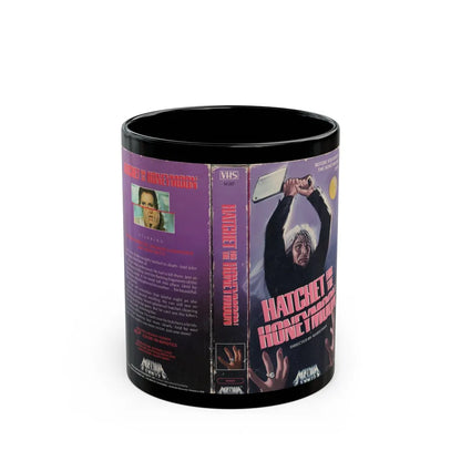 HATCHET FOR THE HONEYMOON (VHS COVER) - Black Coffee Mug-11oz-Go Mug Yourself