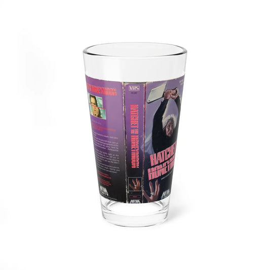 HATCHET FOR THE HONEYMOON (VHS COVER) Pint Glass 16oz 16oz - Go Mug Yourself