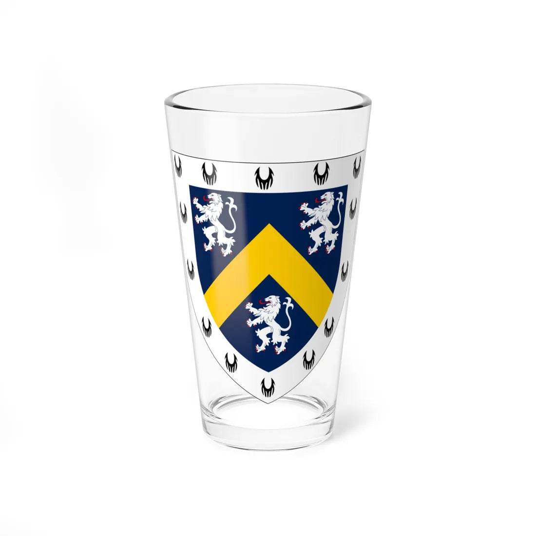 Hatfield College Durham arms (England) (Coat of Arms) Pint Glass 16oz 16oz - Go Mug Yourself