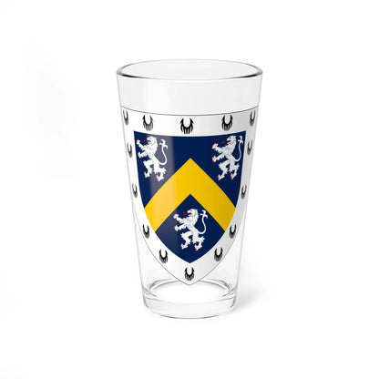 Hatfield College Durham arms (England) (Coat of Arms) Pint Glass 16oz 16oz - Go Mug Yourself