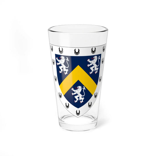 Hatfield College Durham arms (England) (Coat of Arms) Pint Glass 16oz 16oz - Go Mug Yourself
