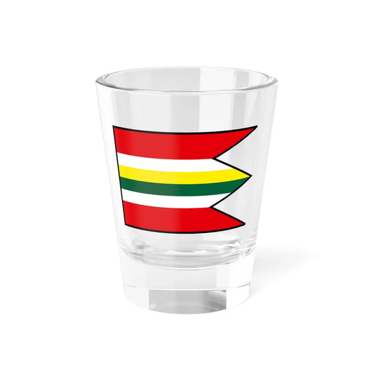 Hatne Povazska Bystrica Flag (Slovakia) Shot Glass 1.5oz 1.5oz - Go Mug Yourself