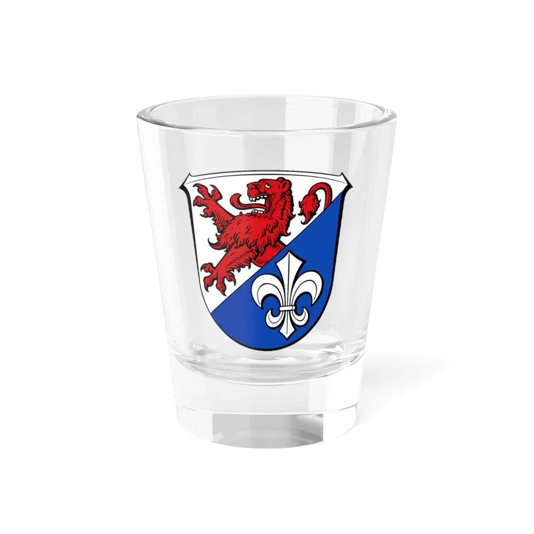 Hattersheim COA (Germany) (Coat of Arms) Shot Glass 1.5oz 1.5oz - Go Mug Yourself