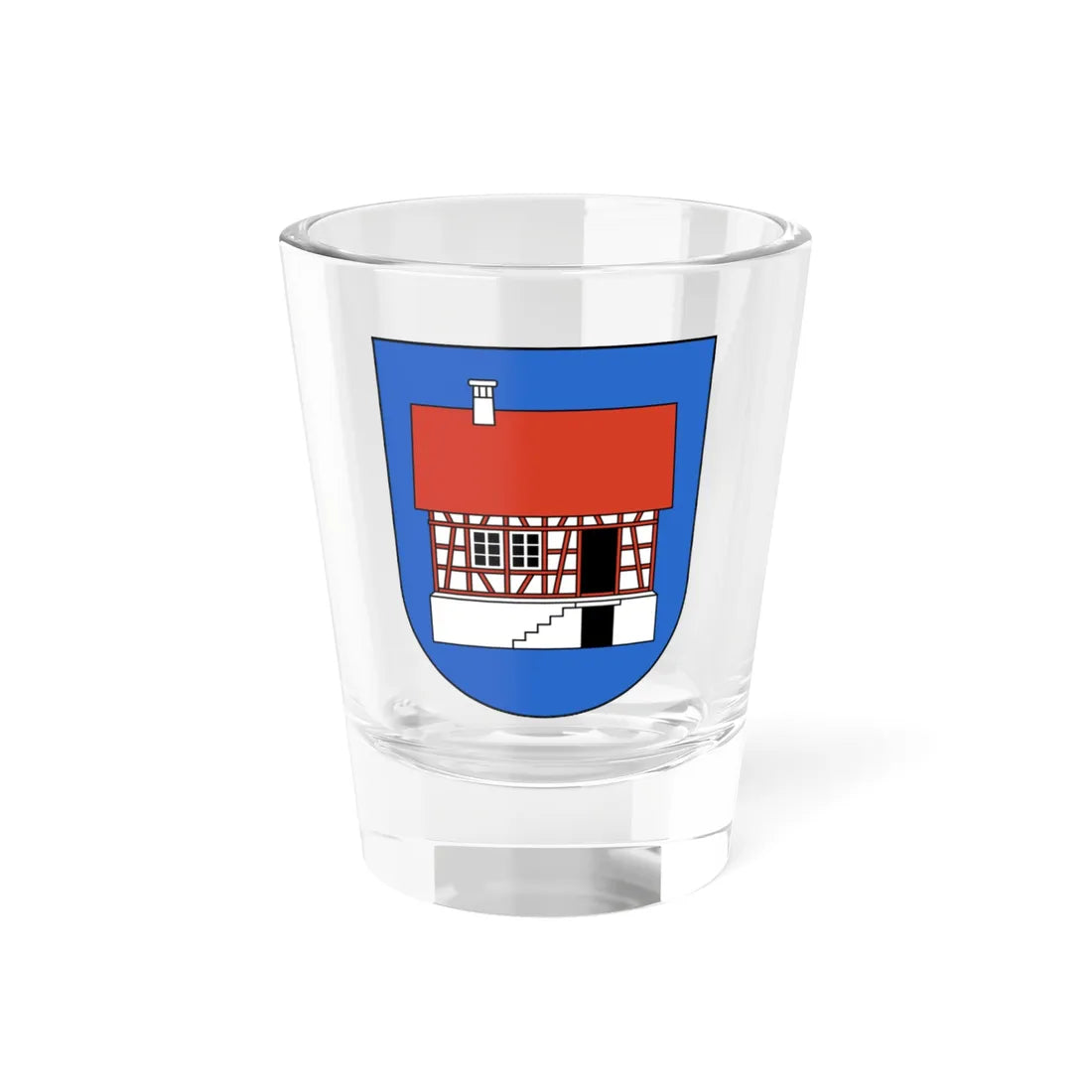Hausen am Albis-blazon (Switzerland) (Coat of Arms) Shot Glass 1.5oz 1.5oz - Go Mug Yourself
