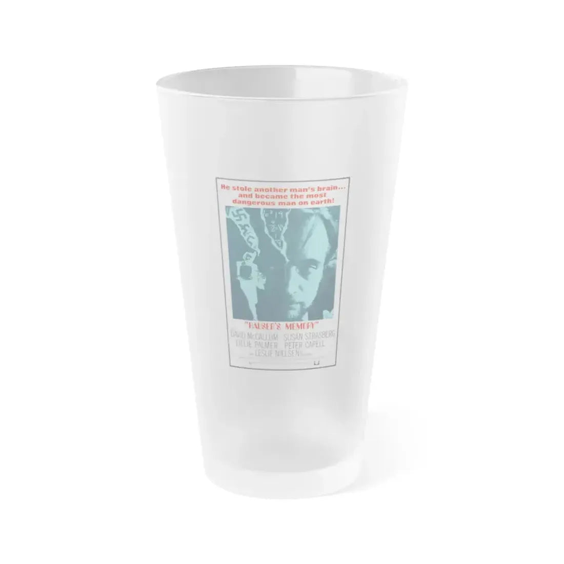HAUSER'S MEMORY 1970 Movie Poster - Frosted Pint Glass 16oz Default Title - Go Mug Yourself