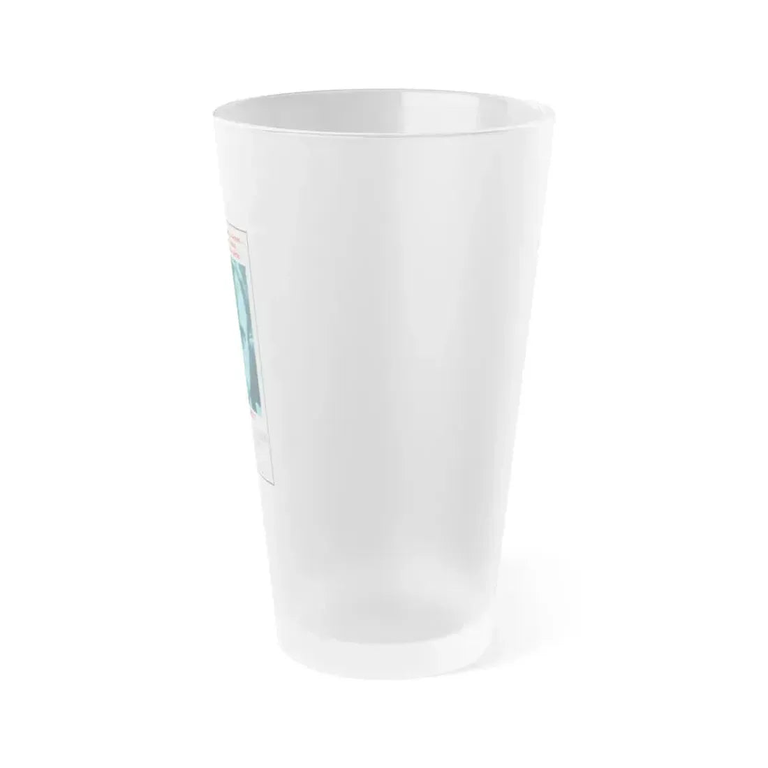 HAUSER'S MEMORY 1970 Movie Poster - Frosted Pint Glass 16oz - Go Mug Yourself