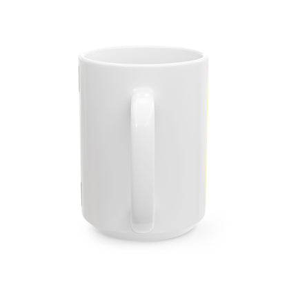 Haut-Leon traditional district flag (France) White Coffee Mug-Go Mug Yourself
