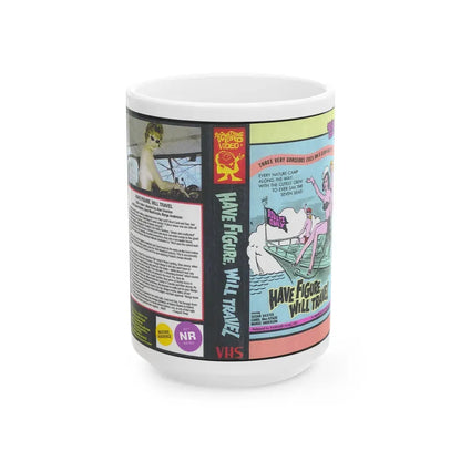 HAVE FIGURE WILL TRAVEL SWV SOMETHING WEIRD VIDEO (VHS COVER) - White Coffee Mug 15oz - Go Mug Yourself