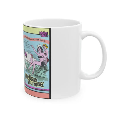 HAVE FIGURE WILL TRAVEL SWV SOMETHING WEIRD VIDEO (VHS COVER) - White Coffee Mug-Go Mug Yourself