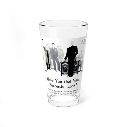 Have You that Vital, Successful Look (1), Physical Culture, November 1930 - Pint Glass 16oz 16oz - Go Mug Yourself