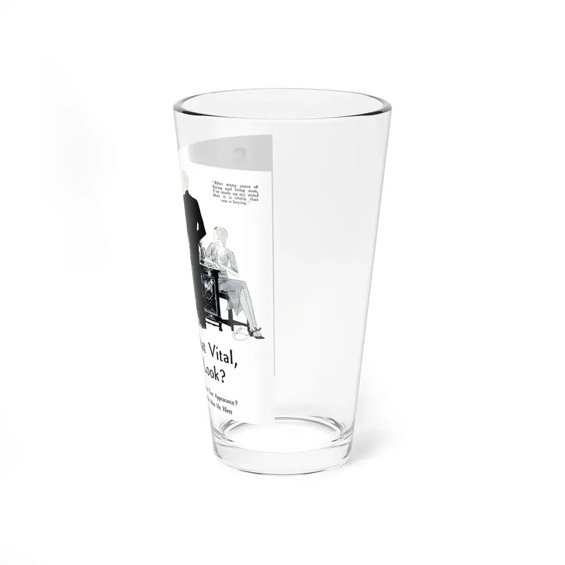 Have You that Vital, Successful Look (1), Physical Culture, November 1930 - Pint Glass 16oz - Go Mug Yourself