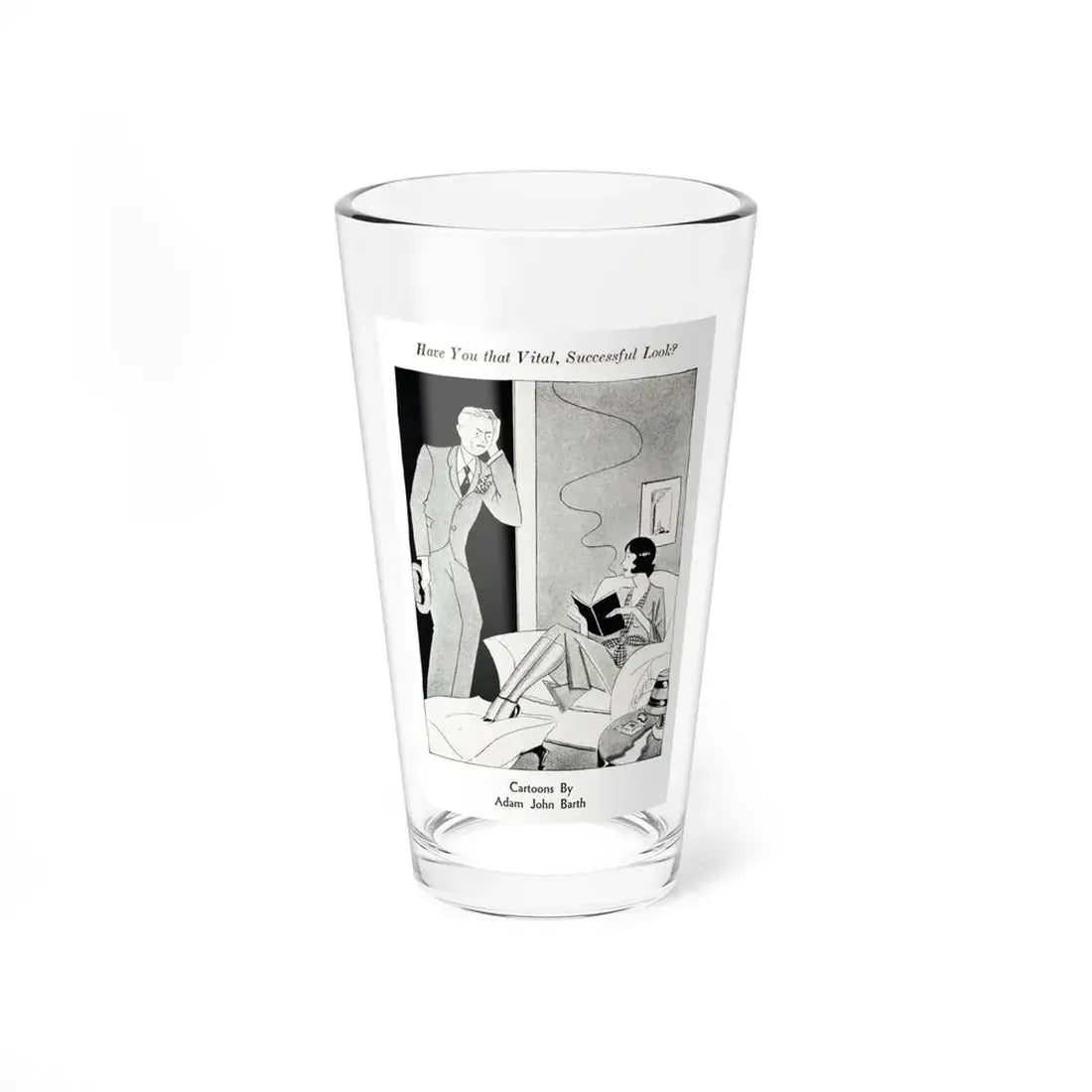 Have You that Vital, Successful Look (2), Physical Culture, November 1930 - Pint Glass 16oz 16oz - Go Mug Yourself