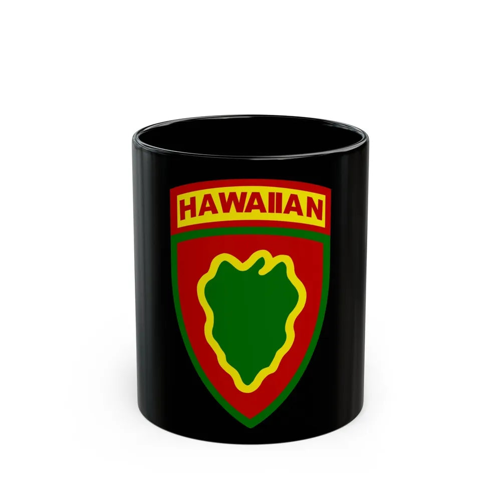 Hawaiian Division (U.S. Army) Black Coffee Mug-11oz-Go Mug Yourself