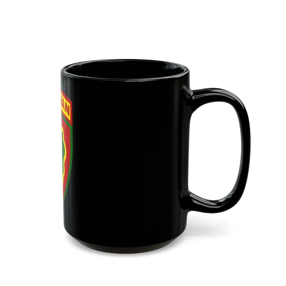 Hawaiian Division (U.S. Army) Black Coffee Mug-Go Mug Yourself