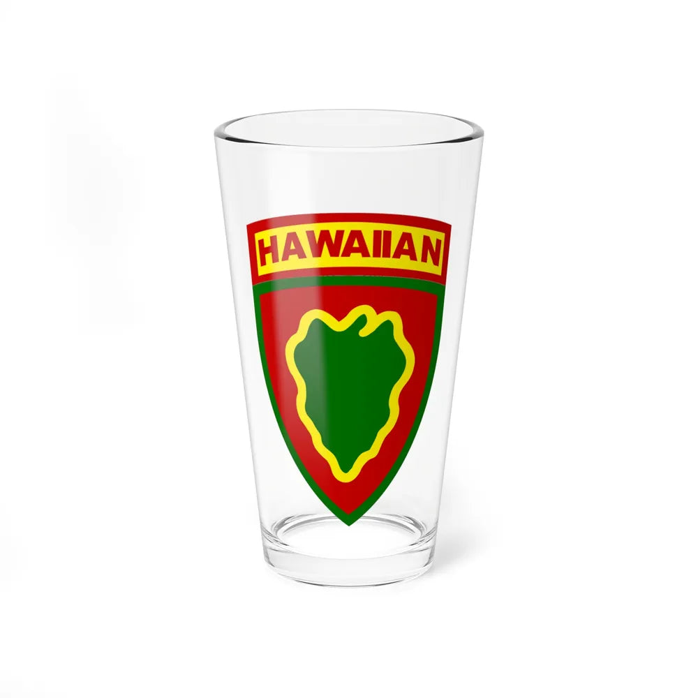 Hawaiian Division (U.S. Army) Pint Glass 16oz-16oz-Go Mug Yourself