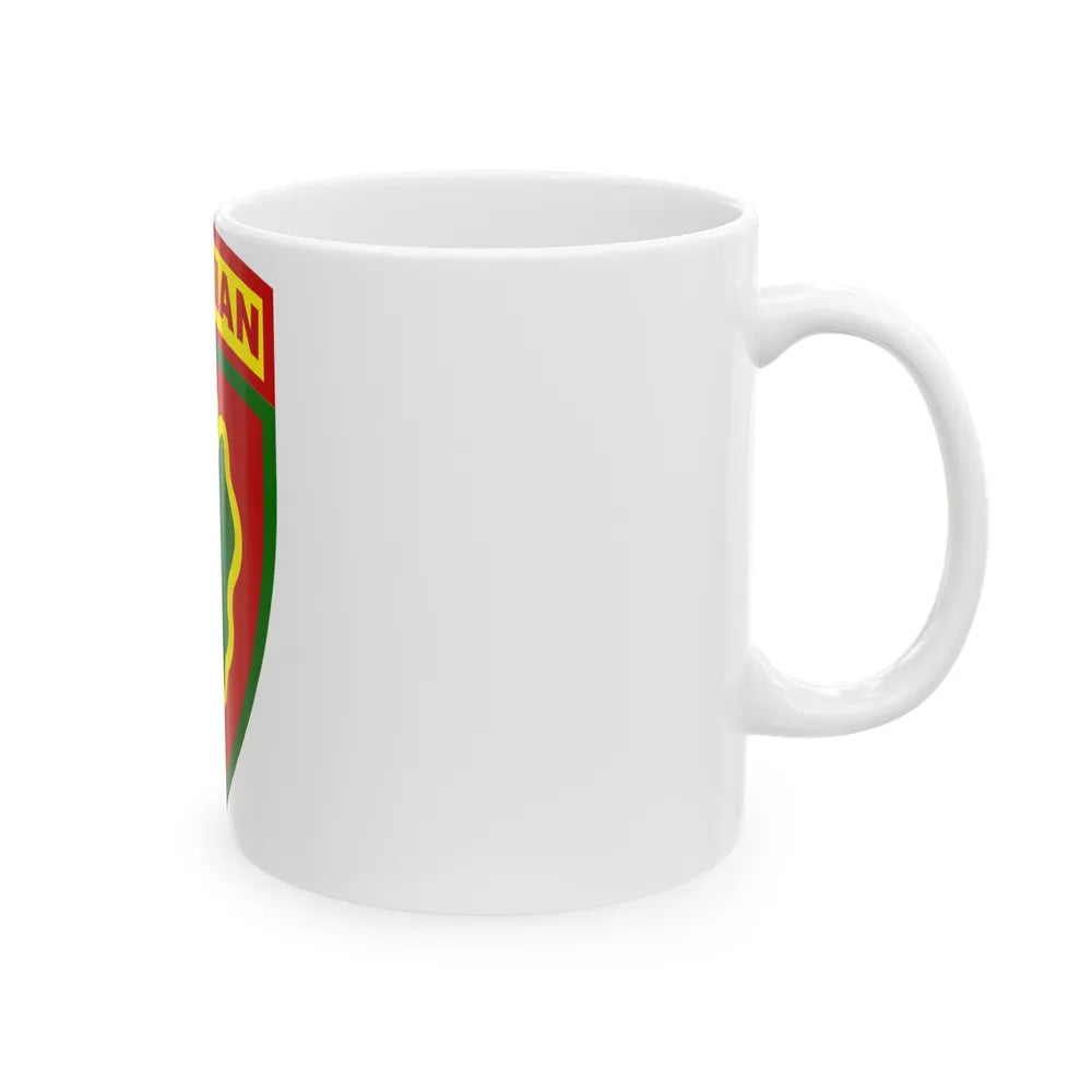 Hawaiian Division (U.S. Army) White Coffee Mug-Go Mug Yourself