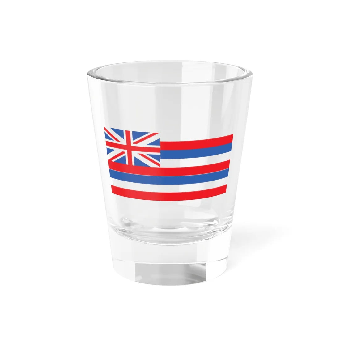 Hawaiian Flag Official (United States) Shot Glass 1.5oz 1.5oz - Go Mug Yourself