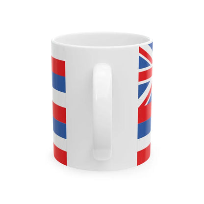 Hawaiian Flag Official (United States) White Coffee Mug - Go Mug Yourself