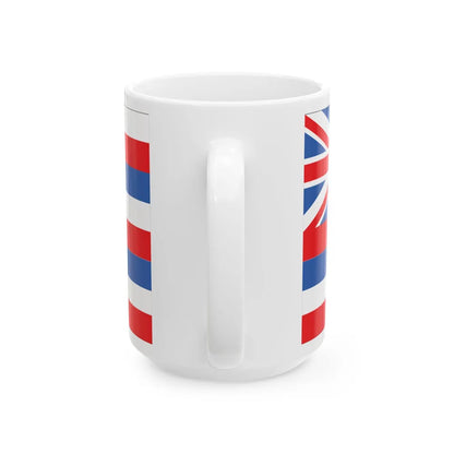 Hawaiian Flag Official (United States) White Coffee Mug - Go Mug Yourself