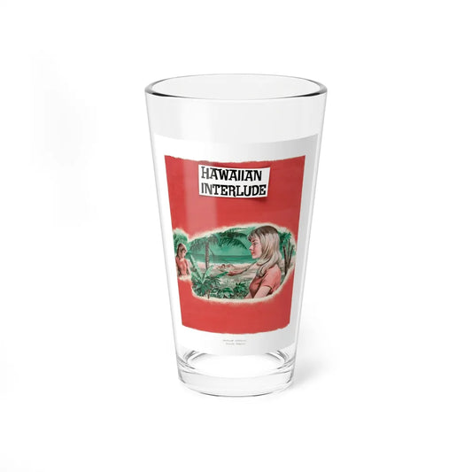 Hawaiian Interlude by Dorothy Francis (Avalon Books, 1970) - Pint Glass 16oz 16oz - Go Mug Yourself