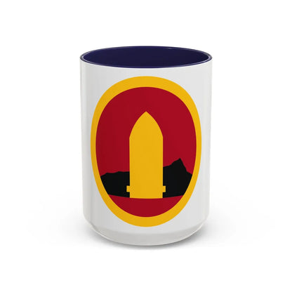 Hawaiian Seperate Coast Artillery Brigade (U.S. Army) Accent Coffee Mug 15oz Navy - Go Mug Yourself
