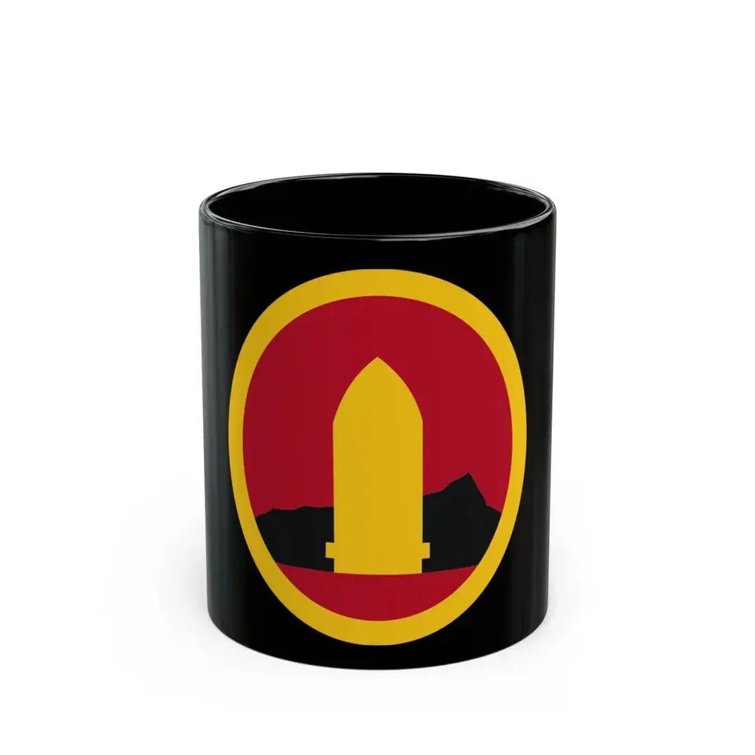 Hawaiian Seperate Coast Artillery Brigade (U.S. Army) Black Coffee Mug 11oz - Go Mug Yourself