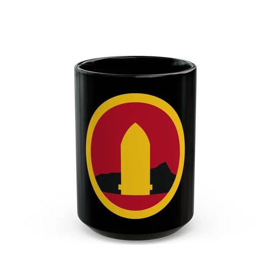 Hawaiian Seperate Coast Artillery Brigade (U.S. Army) Black Coffee Mug 15oz - Go Mug Yourself
