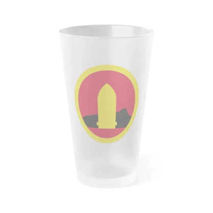 Hawaiian Seperate Coast Artillery Brigade (U.S. Army) Frosted Pint Glass 16oz Default Title - Go Mug Yourself