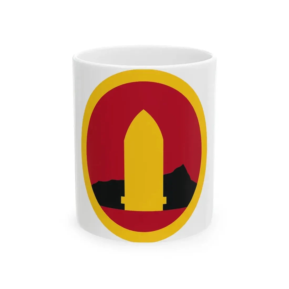 Hawaiian Seperate Coast Artillery Brigade (U.S. Army) White Coffee Mug 11oz - Go Mug Yourself