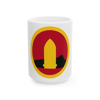 Hawaiian Seperate Coast Artillery Brigade (U.S. Army) White Coffee Mug 15oz - Go Mug Yourself