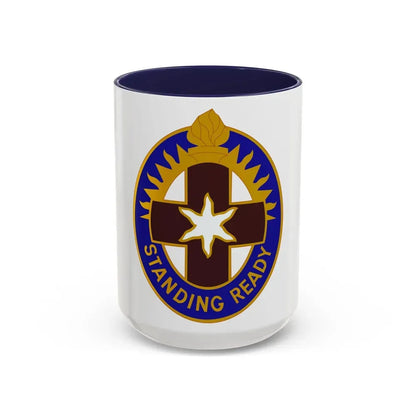 Hawley US Community Hospital (U.S. Army) Accent Coffee Mug 15oz Navy - Go Mug Yourself
