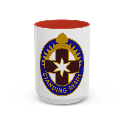 Hawley US Community Hospital (U.S. Army) Accent Coffee Mug 15oz Red - Go Mug Yourself