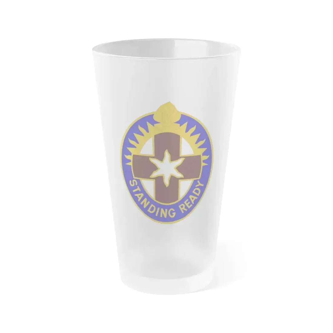 Hawley US Community Hospital (U.S. Army) Frosted Pint Glass 16oz Default Title - Go Mug Yourself
