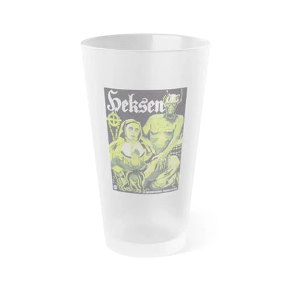 HAXAN 1922 Movie Poster - Frosted Pint Glass 16oz 16oz Frosted - Go Mug Yourself