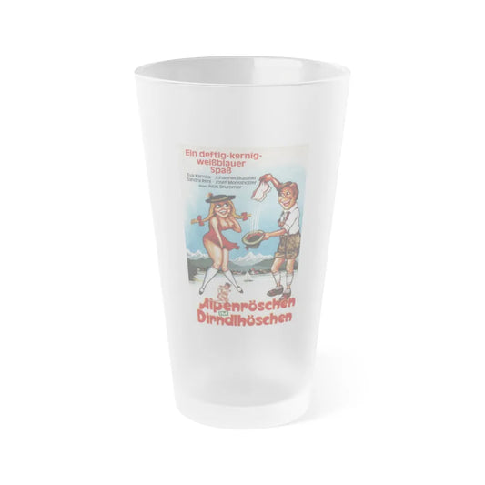 HAY COUNTRY SWINGERS 1971 Movie Poster - Frosted Pint Glass 16oz-16oz-Frosted-Go Mug Yourself