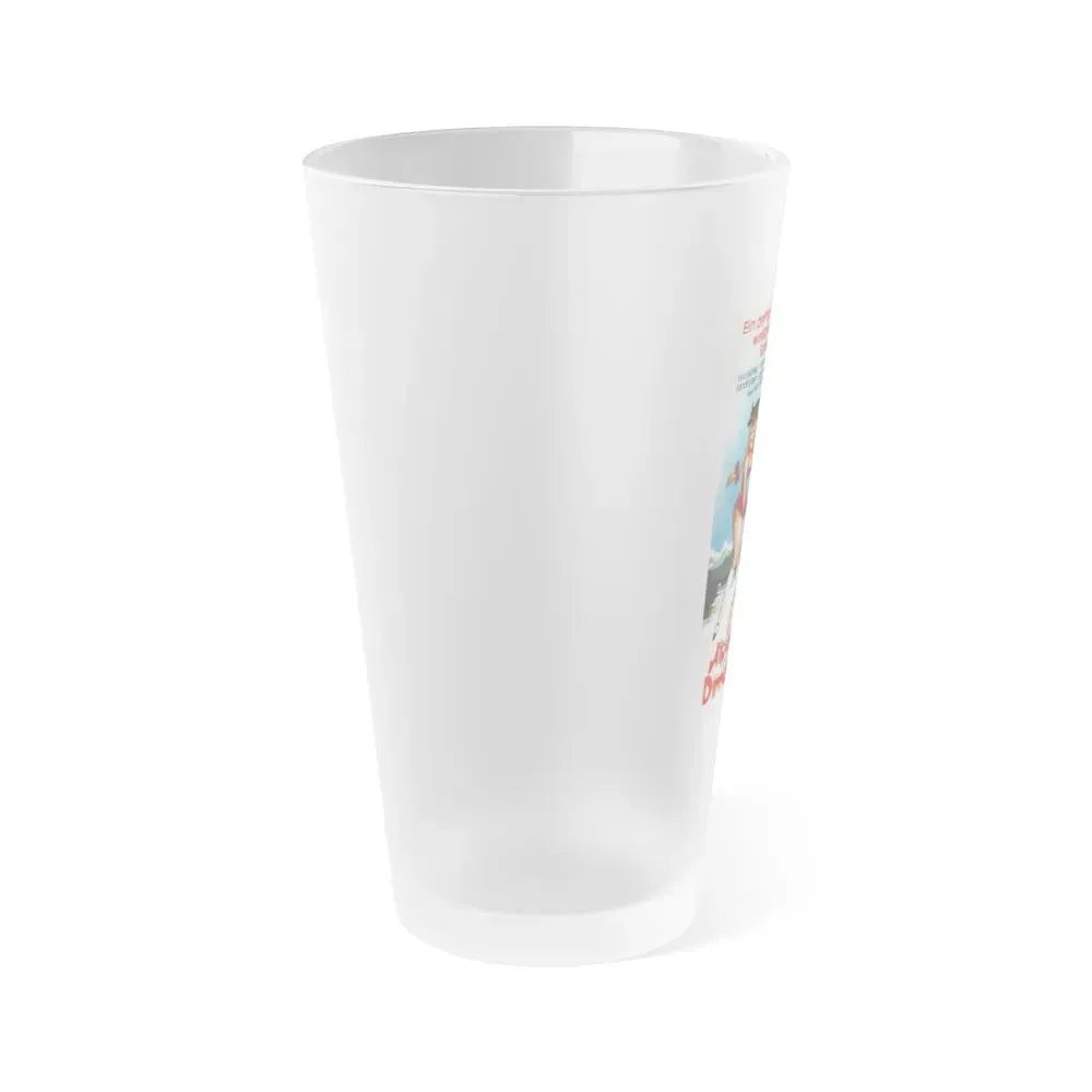 HAY COUNTRY SWINGERS 1971 Movie Poster - Frosted Pint Glass 16oz - Go Mug Yourself