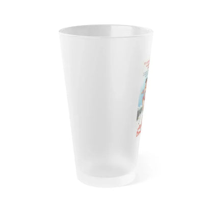 HAY COUNTRY SWINGERS 1971 Movie Poster - Frosted Pint Glass 16oz - Go Mug Yourself