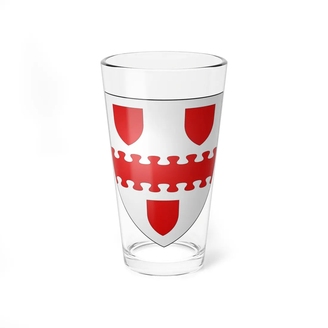 Hay of Cardenie arms (Scotland) (Coat of Arms) Pint Glass 16oz 16oz - Go Mug Yourself