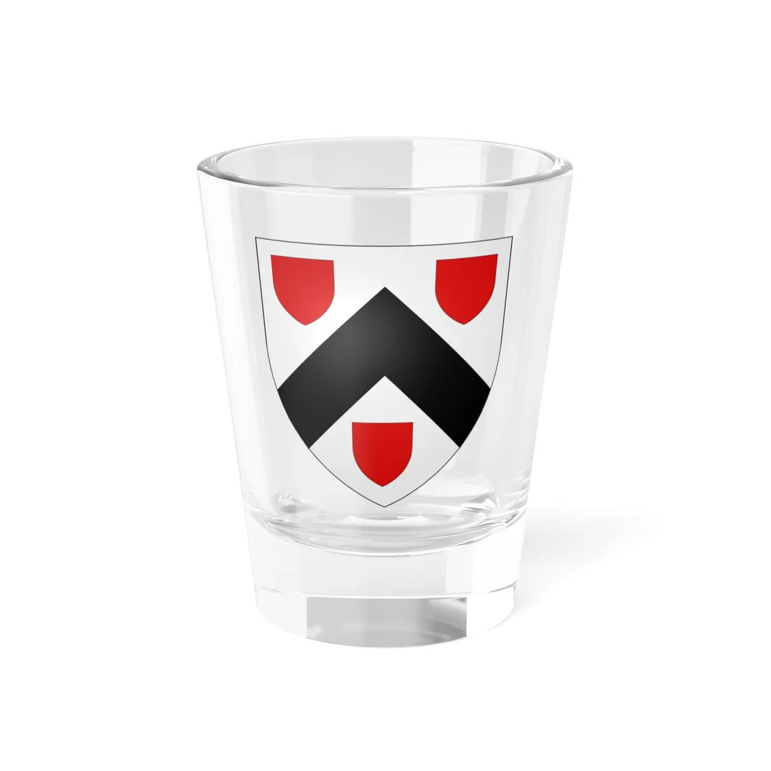 Hay of Fudie arms (Scotland) (Coat of Arms) Shot Glass 1.5oz 1.5oz - Go Mug Yourself