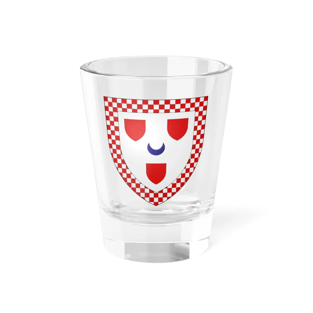 Hay of Newhall arms (Scotland) (Coat of Arms) Shot Glass 1.5oz 1.5oz - Go Mug Yourself