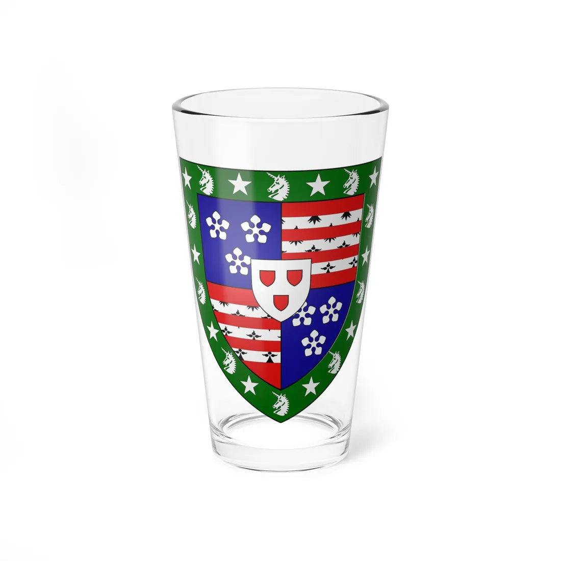 Hay of Smithfleld and Haystoun arms (Scotland) (Coat of Arms) Pint Glass 16oz - Go Mug Yourself