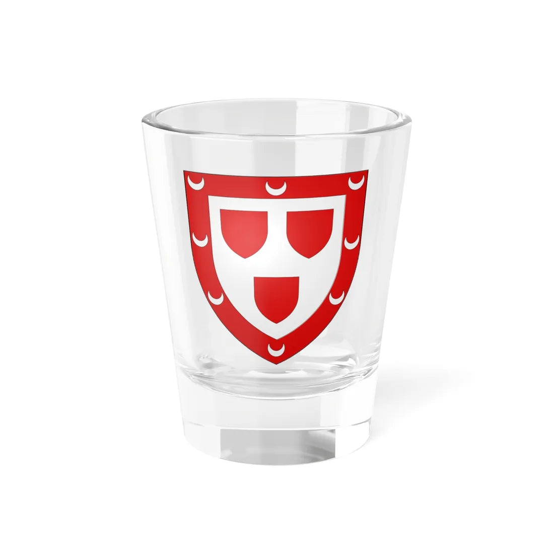 Hay of Strowie arms (Scotland) (Coat of Arms) Shot Glass 1.5oz 1.5oz - Go Mug Yourself