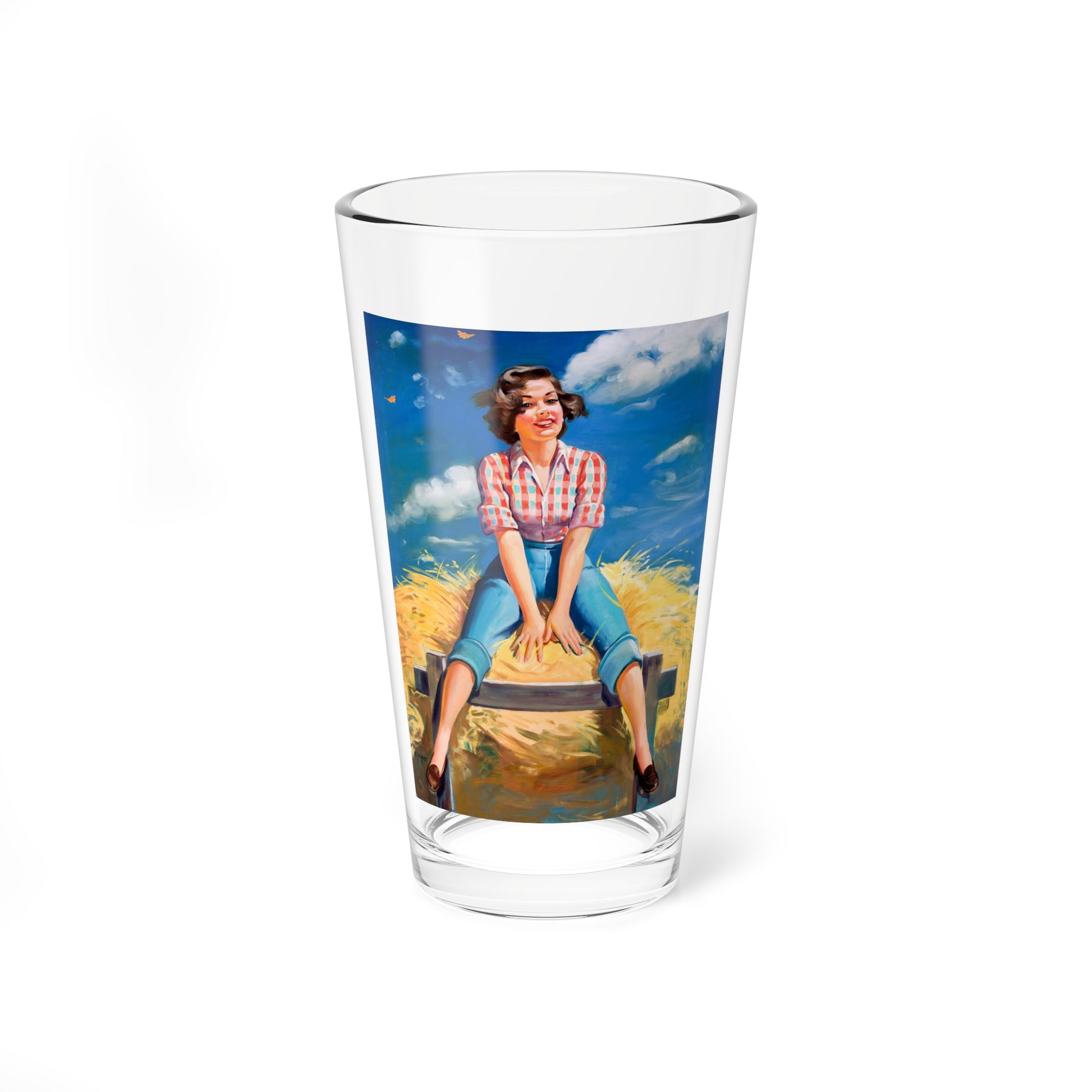 Hayride - Pint Glass 16oz-16oz-Go Mug Yourself