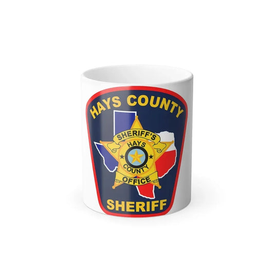 Hays County Sherrif Texas - Color Changing Coffee Mug 11oz - Go Mug Yourself
