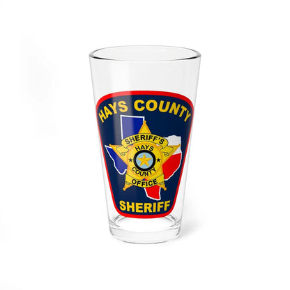 Hays County Sherrif Texas - Pint Glass 16oz-16oz-Go Mug Yourself