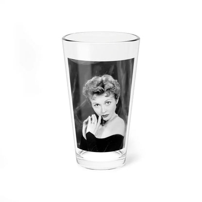 Hazel Court #03 (Vintage Female Icon) Pint Glass 16oz-16oz-Go Mug Yourself