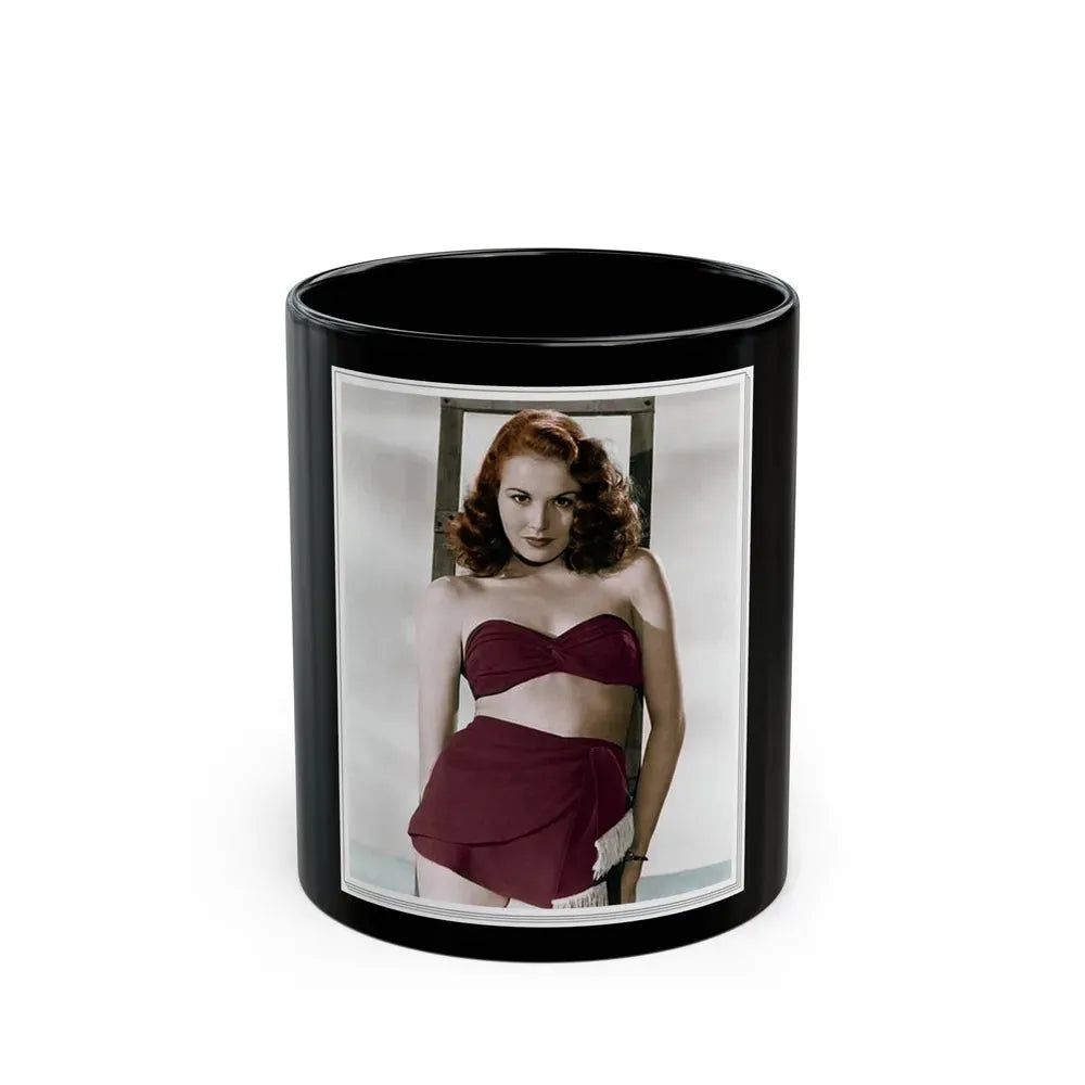 Hazel Court #04 (Vintage Female Icon) Black Coffee Mug 11oz - Go Mug Yourself