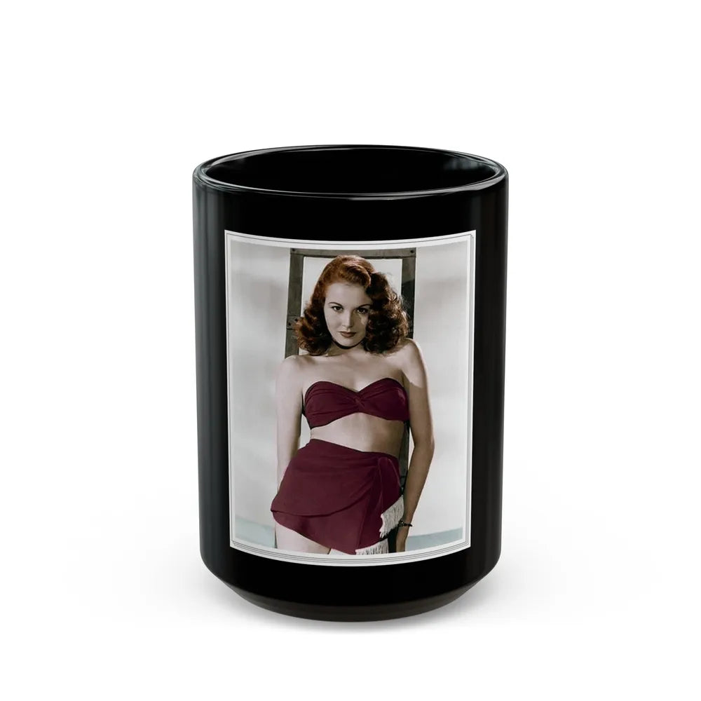 Hazel Court #04 (Vintage Female Icon) Black Coffee Mug-15oz-Go Mug Yourself